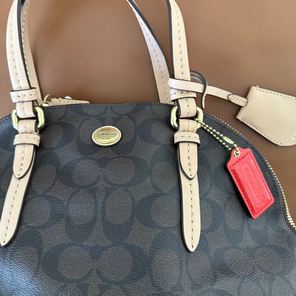 Coach Peyton Signature Cora Domed Satchel *NWT* - Picture 2 of 10